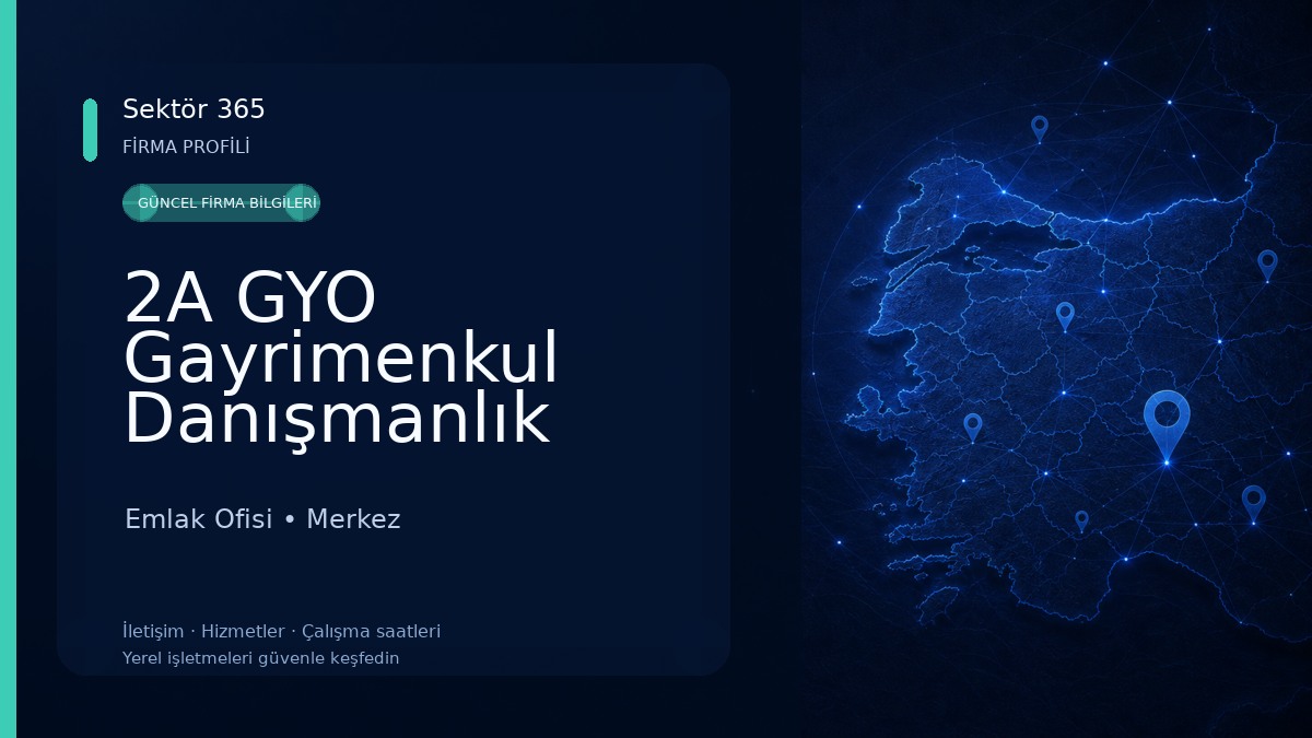 2A GYO Gayrimenkul Danışmanlık