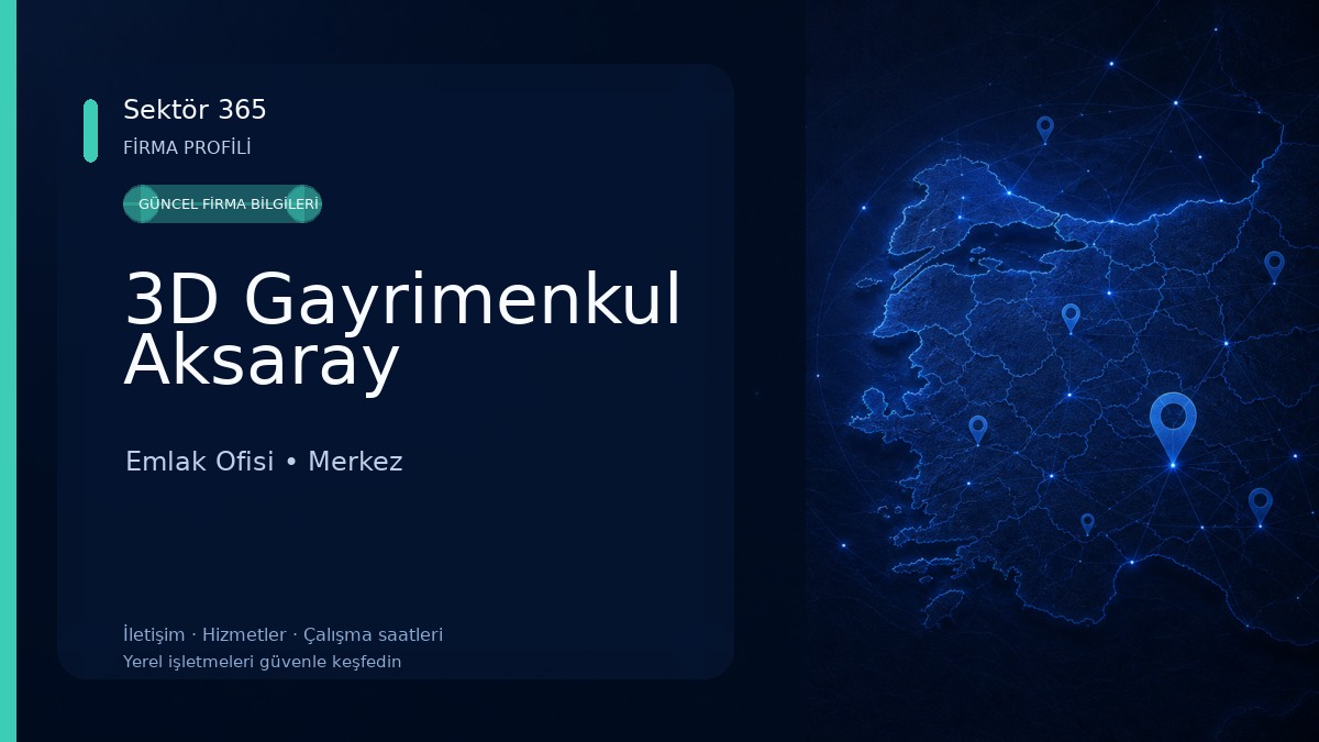 3D Gayrimenkul Aksaray 