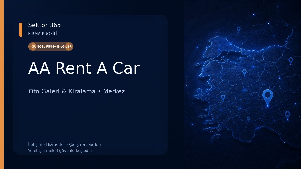 AA Rent A Car Oto Galeri & Kiralama