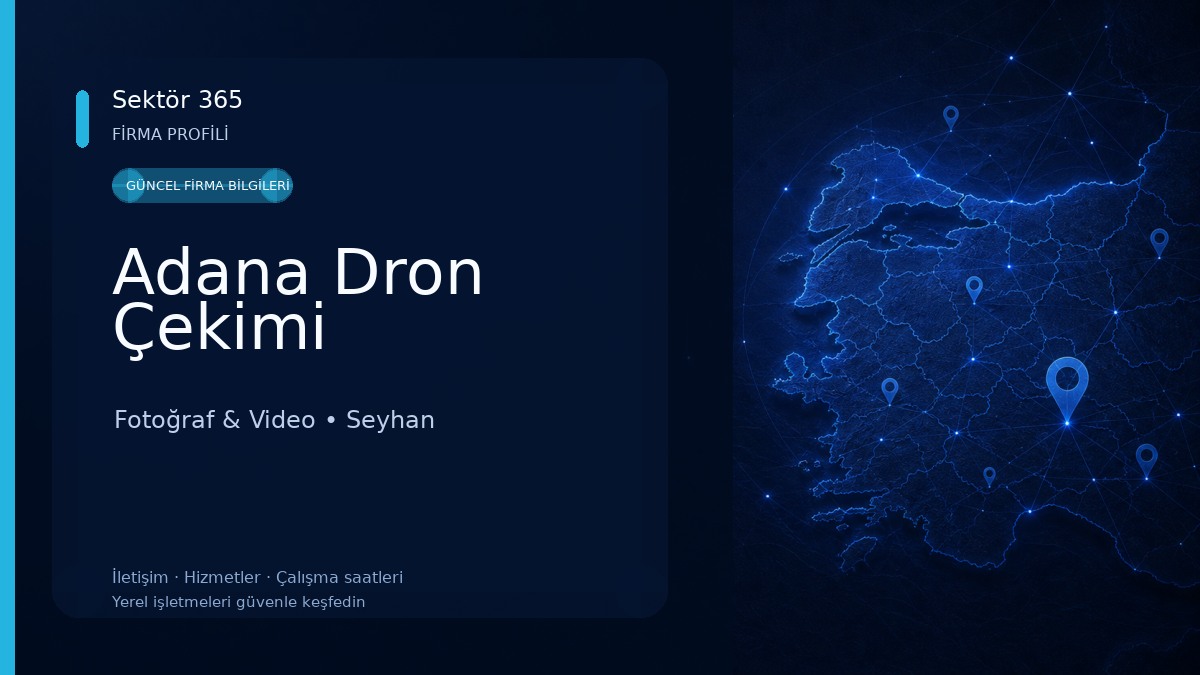 Adana Dron Çekimi 