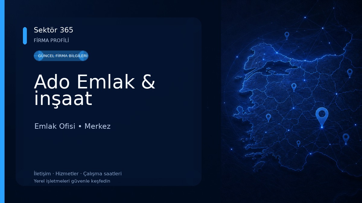 Ado Emlak & inşaat