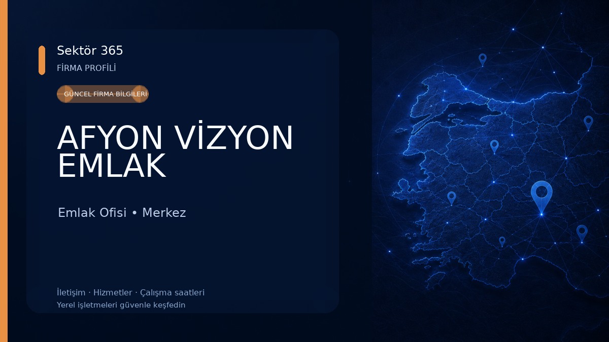 AFYON VİZYON EMLAK