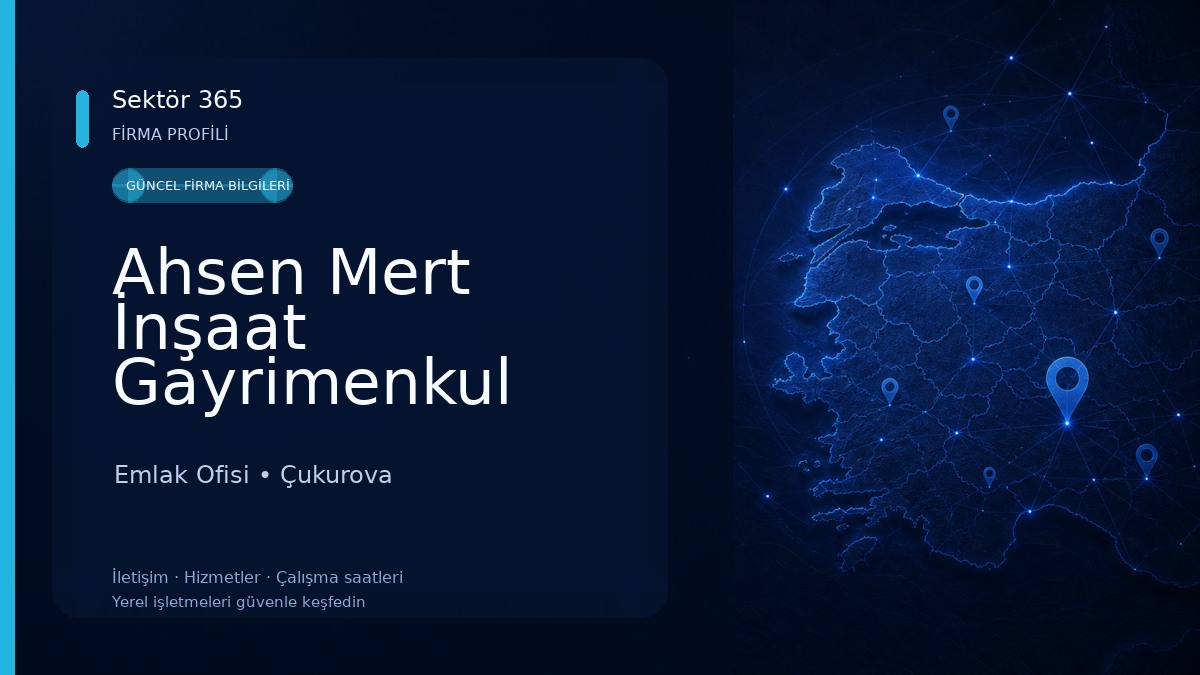 Ahsen Mert İnşaat Gayrimenkul Yatırım Ve Danışmanlık Ltd Şti