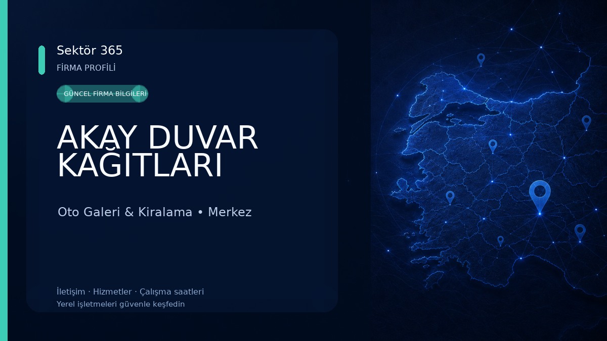 AKAY DUVAR KAĞITLARI Oto Galeri & Kiralama