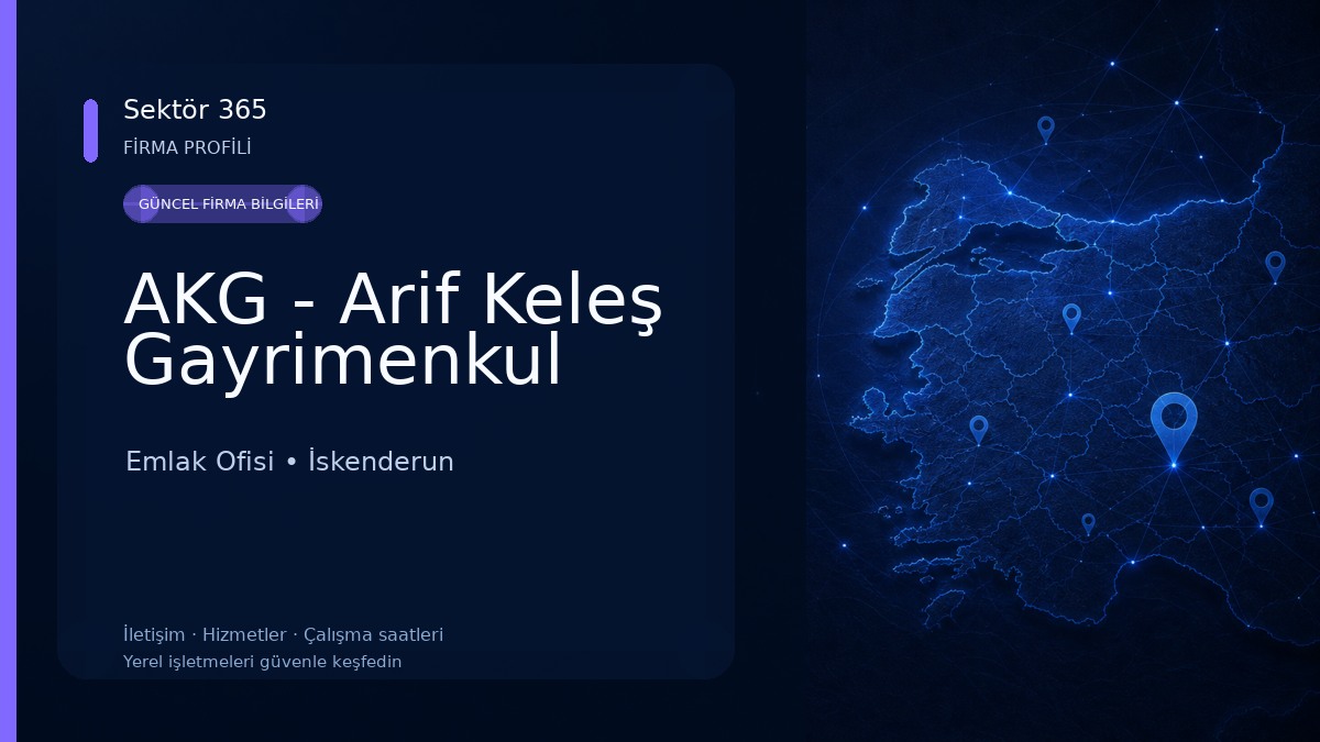 AKG - Arif Keleş Gayrimenkul Emlak Ofisi