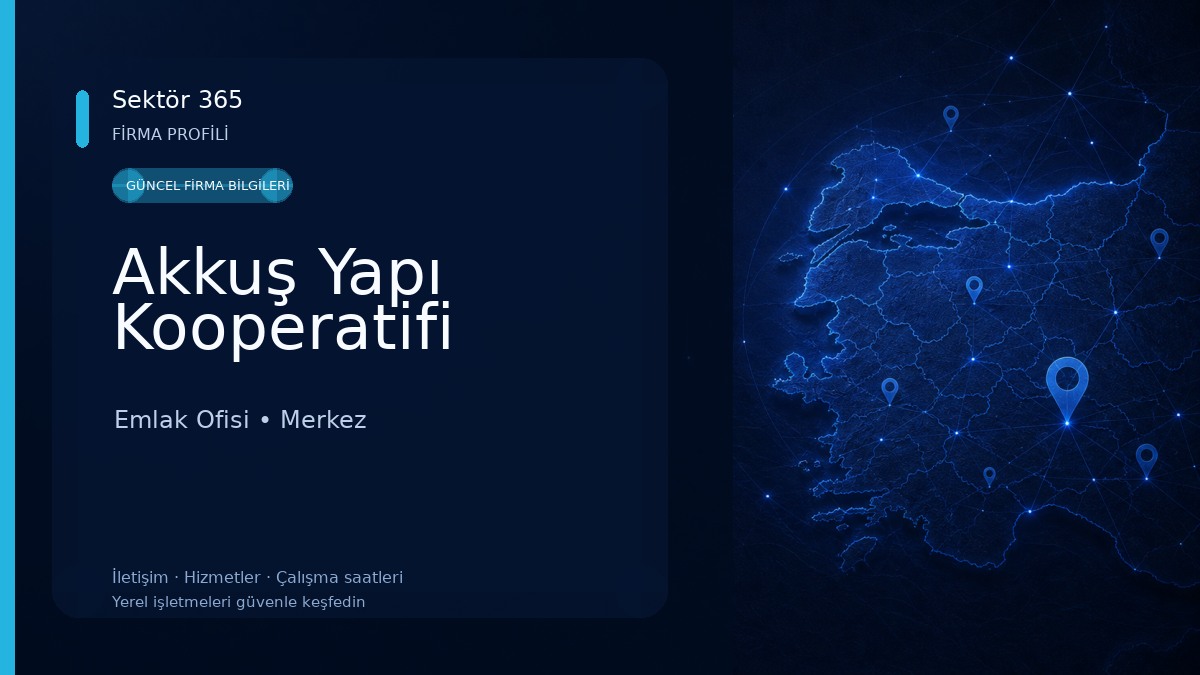 Akkuş Yapı Kooperatifi Emlak Ofisi