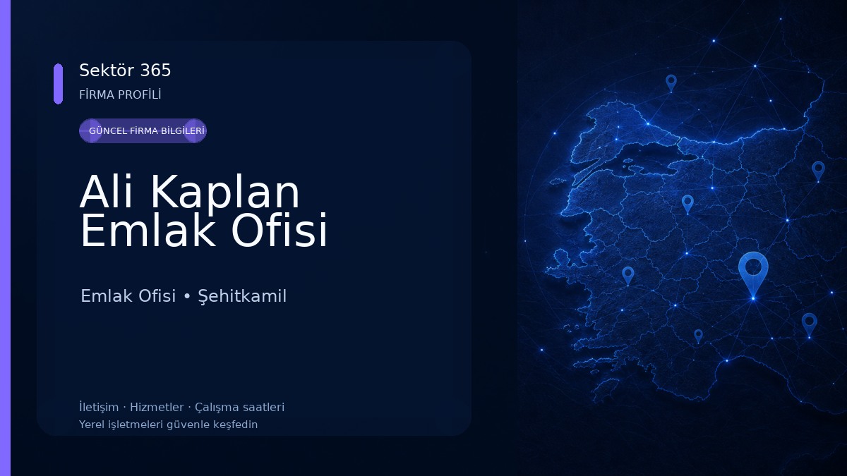 Ali Kaplan Emlak Ofisi