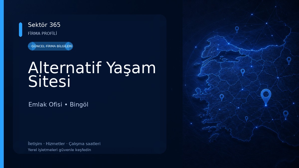 Alternatif Yaşam Sitesi Emlak Ofisi