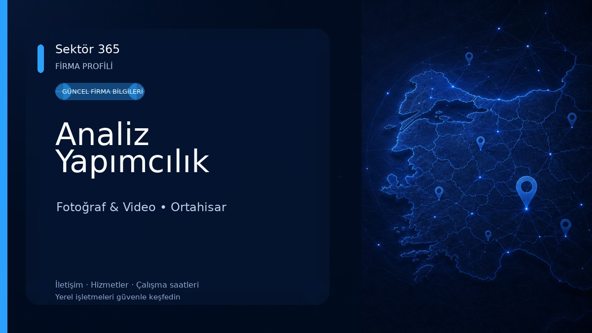 Analiz Yapımcılık 