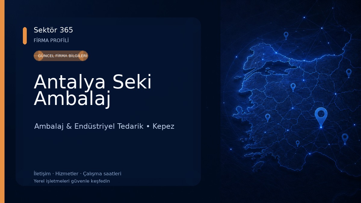 Antalya Seki Ambalaj