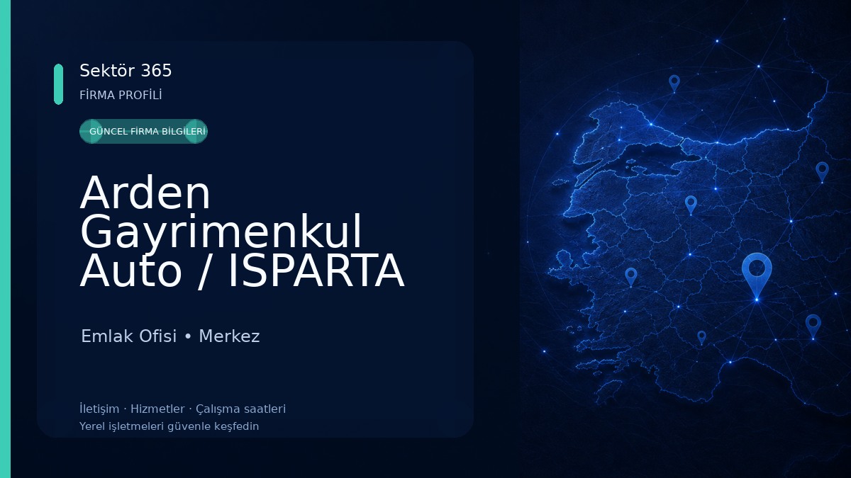 Arden Gayrimenkul Auto / ISPARTA