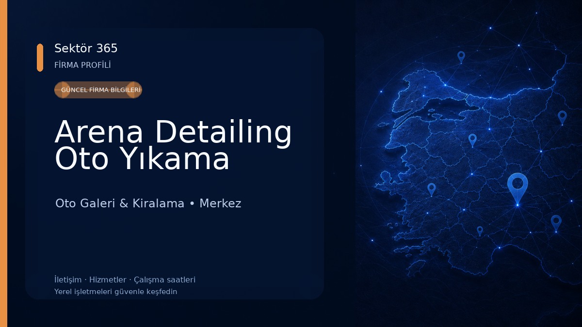 Arena Detailing Oto Yıkama Oto Galeri & Kiralama