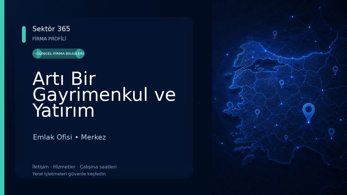 Artı Bir Gayrimenkul ve Yatırım Danışmanlığı
