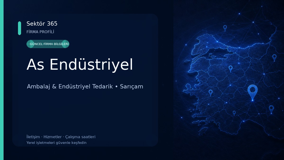 As Endüstriyel Ambalaj & Endüstriyel Tedarik