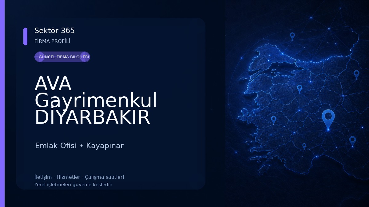 AVA Gayrimenkul DİYARBAKIR