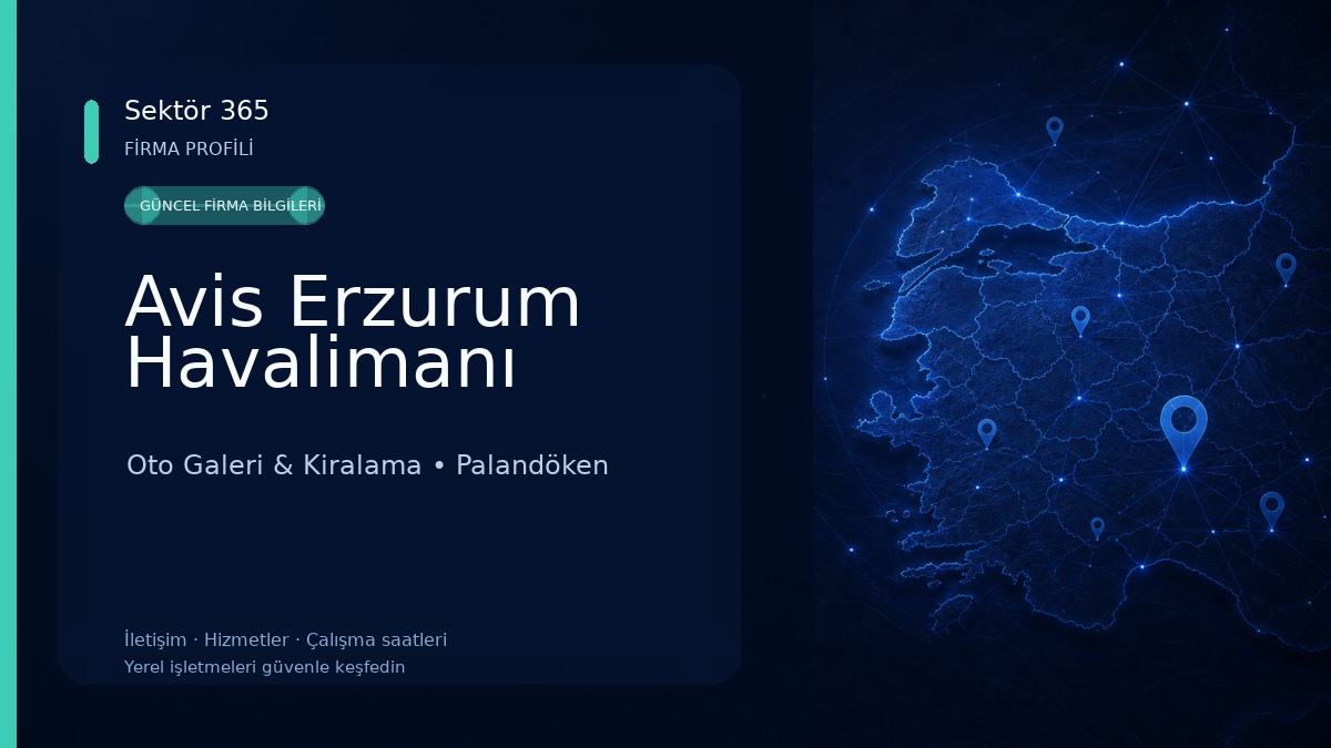 Avis Erzurum Havalimanı Oto Galeri & Kiralama