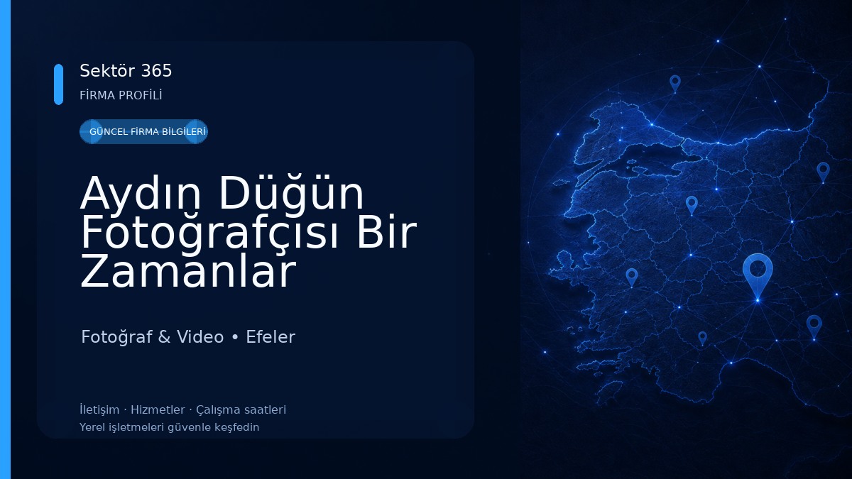 Aydın Düğün Fotoğrafçısı Bir Zamanlar 