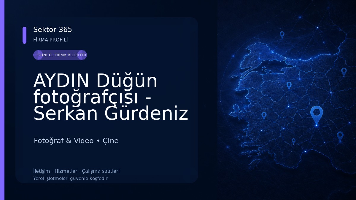 AYDIN Düğün fotoğrafçısı - Serkan Gürdeniz 