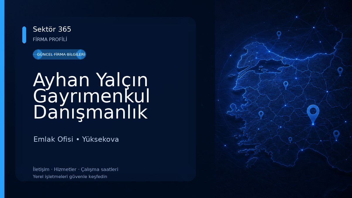Ayhan Yalçın Gayrımenkul Danışmanlık 