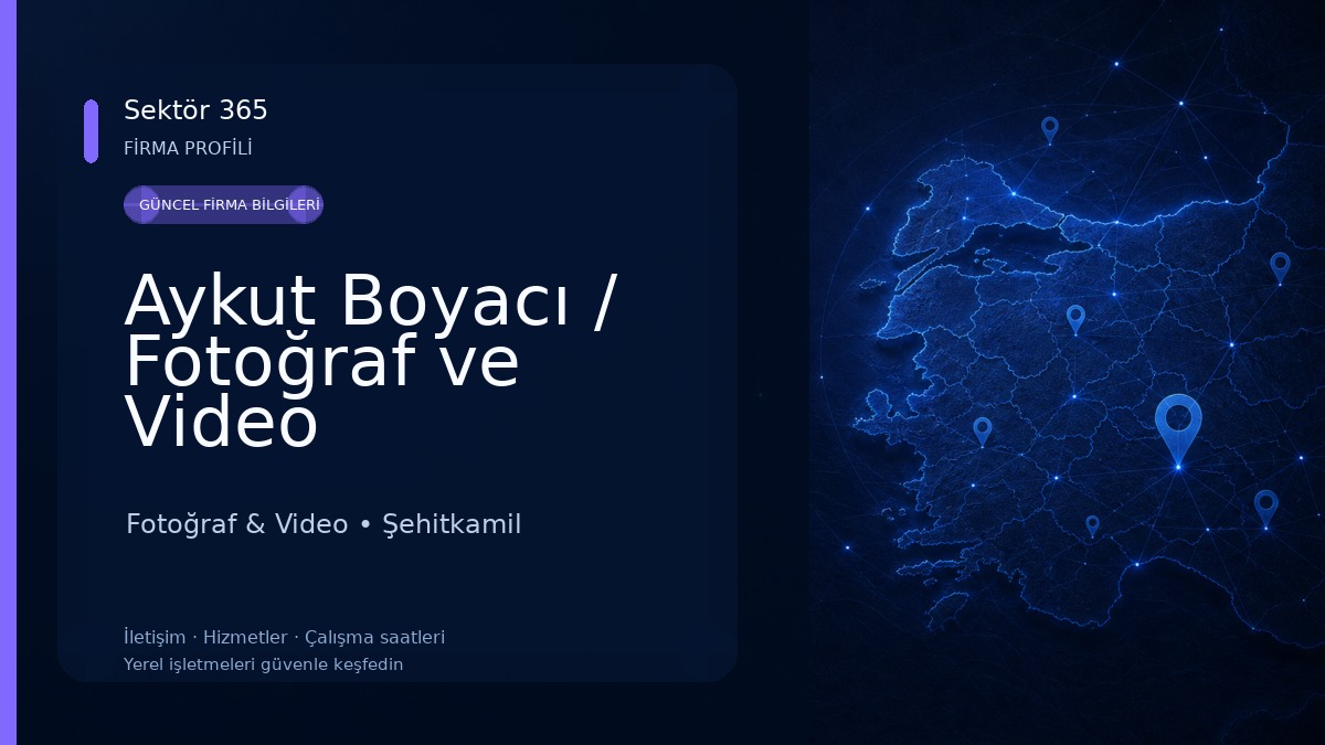 Aykut Boyacı / Fotoğraf ve Video
