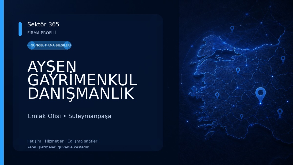 AYŞEN GAYRİMENKUL DANIŞMANLIK Emlak Ofisi