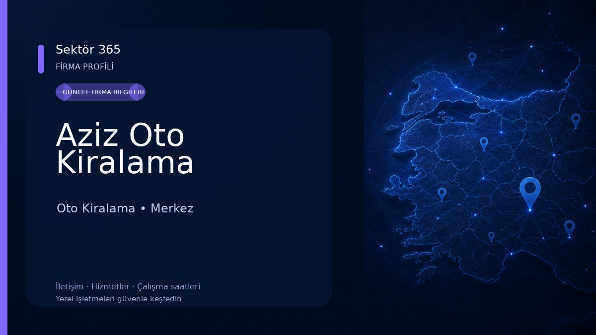 Aziz Oto Kiralama Oto Kiralama