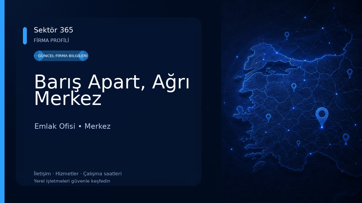 Barış Apart, Ağrı Merkez Emlak Ofisi