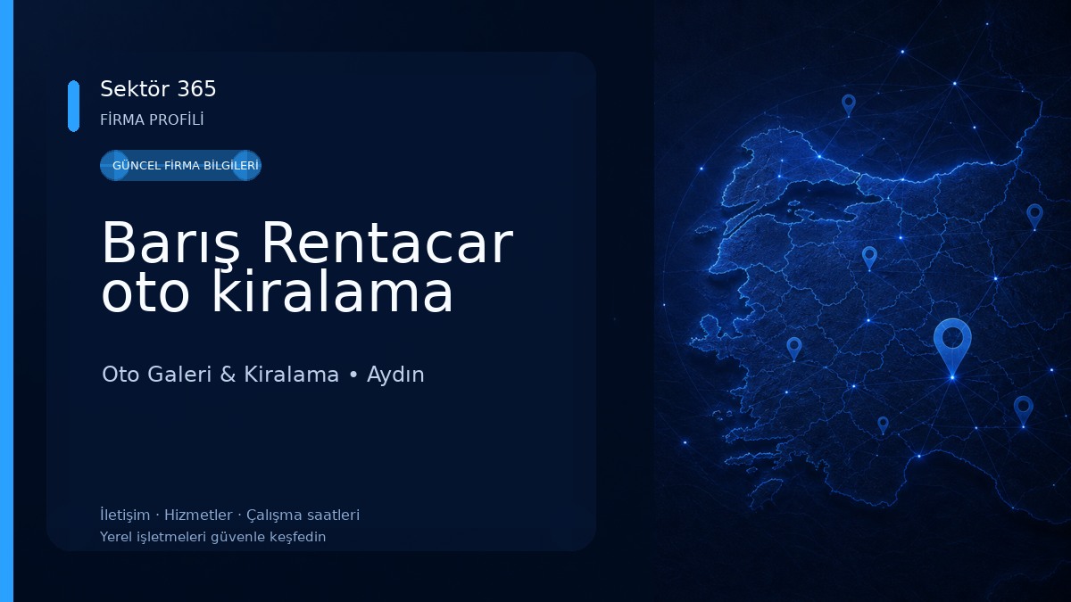 Barış Rentacar oto kiralama Oto Galeri & Kiralama