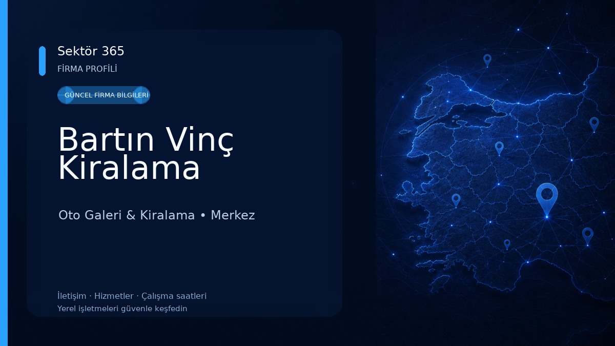 Bartın Vinç Kiralama Oto Galeri & Kiralama