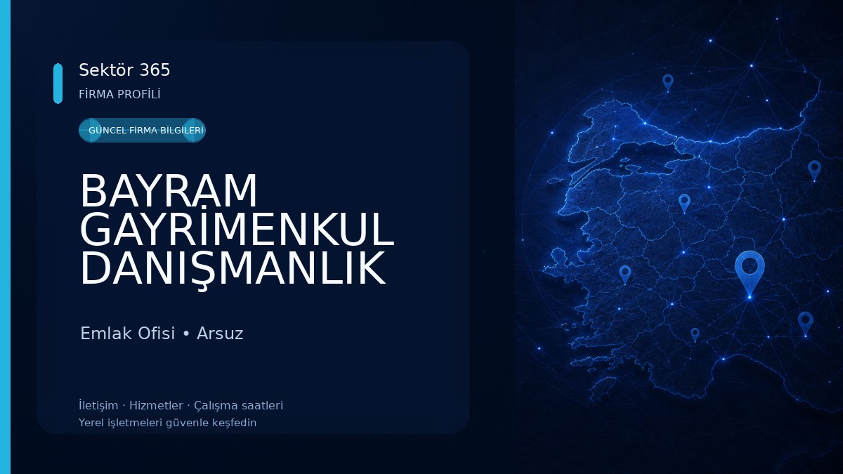 BAYRAM GAYRİMENKUL DANIŞMANLIK Emlak Ofisi