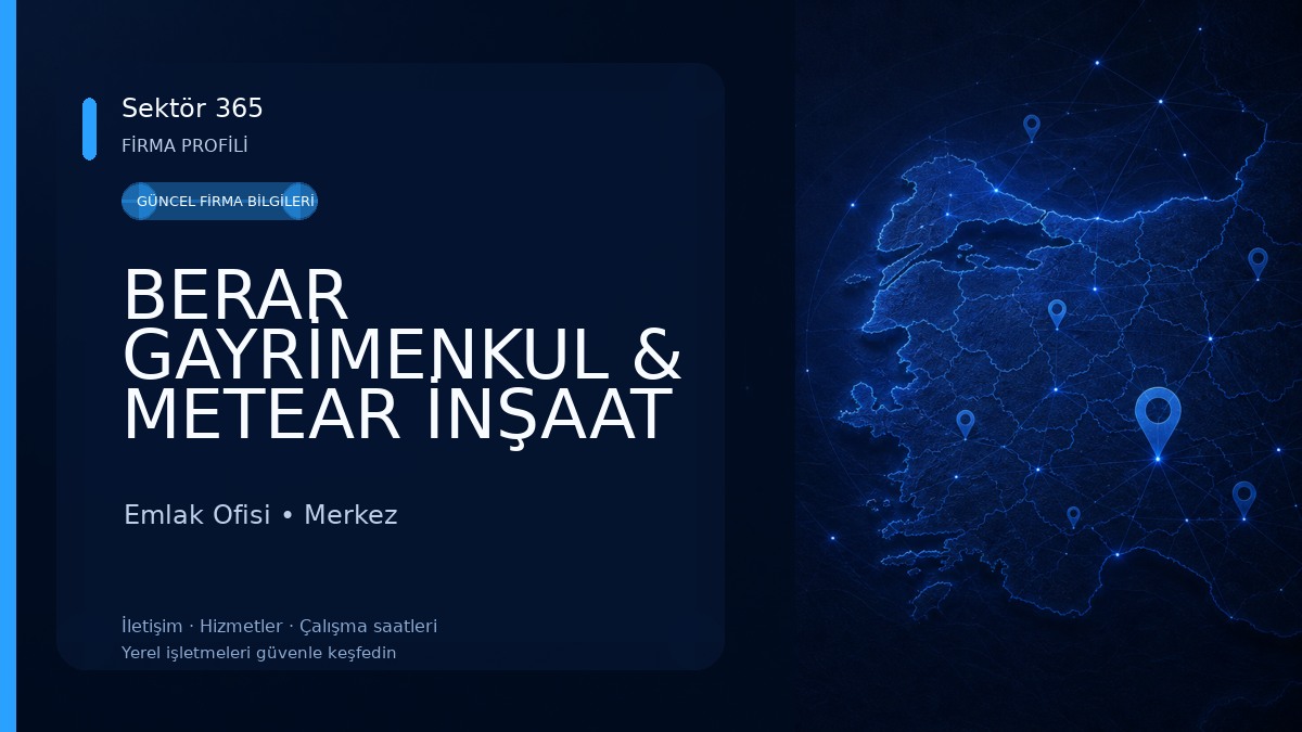 BERAR GAYRİMENKUL & METEAR İNŞAAT