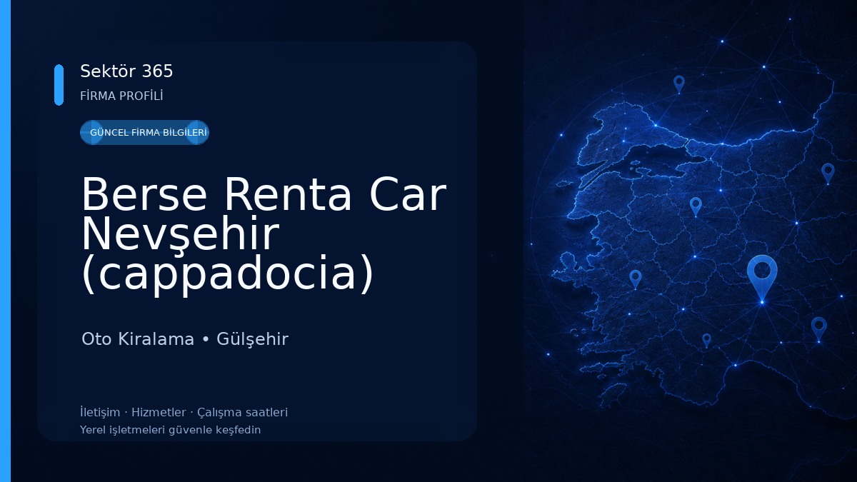 Berse Renta Car Nevşehir (cappadocia) Oto Kiralama