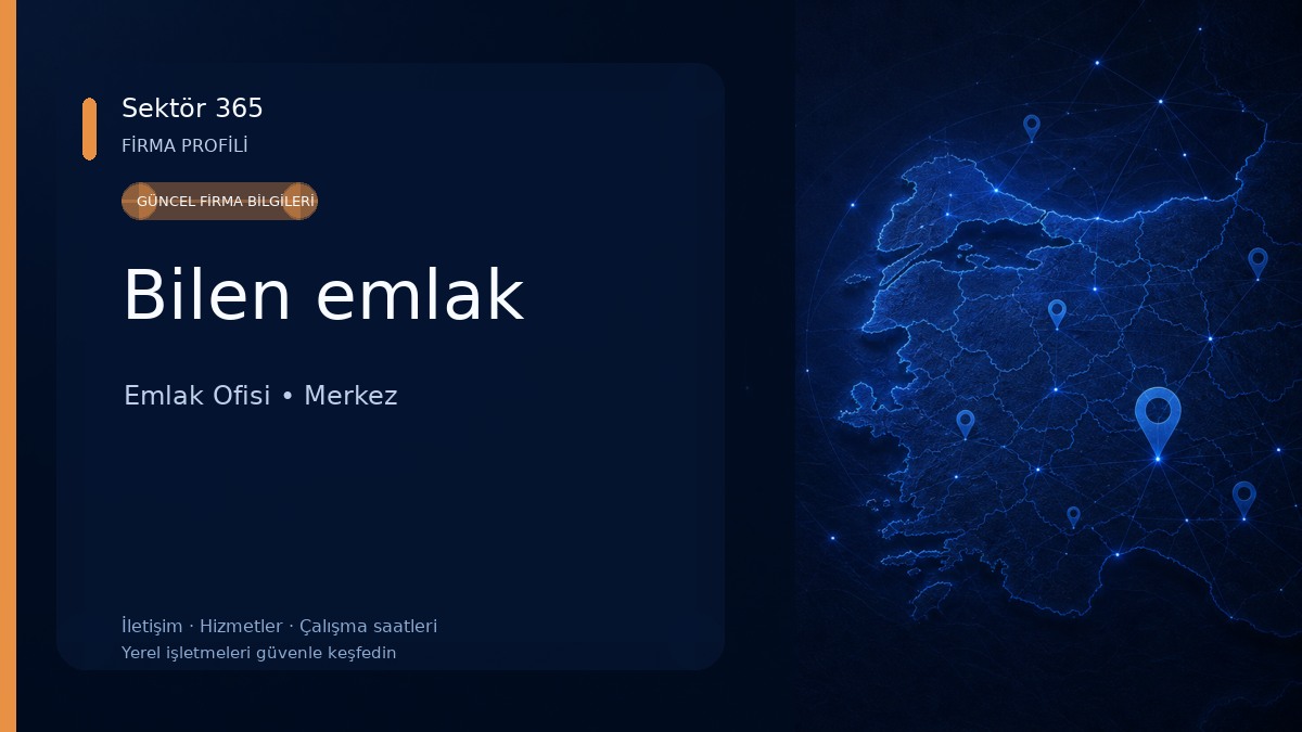 Bilen emlak Emlak Ofisi