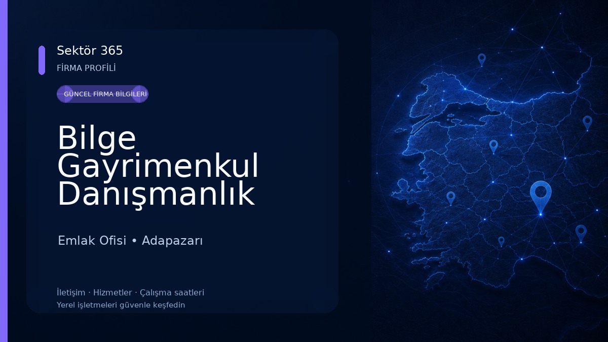 Bilge Gayrimenkul Danışmanlık