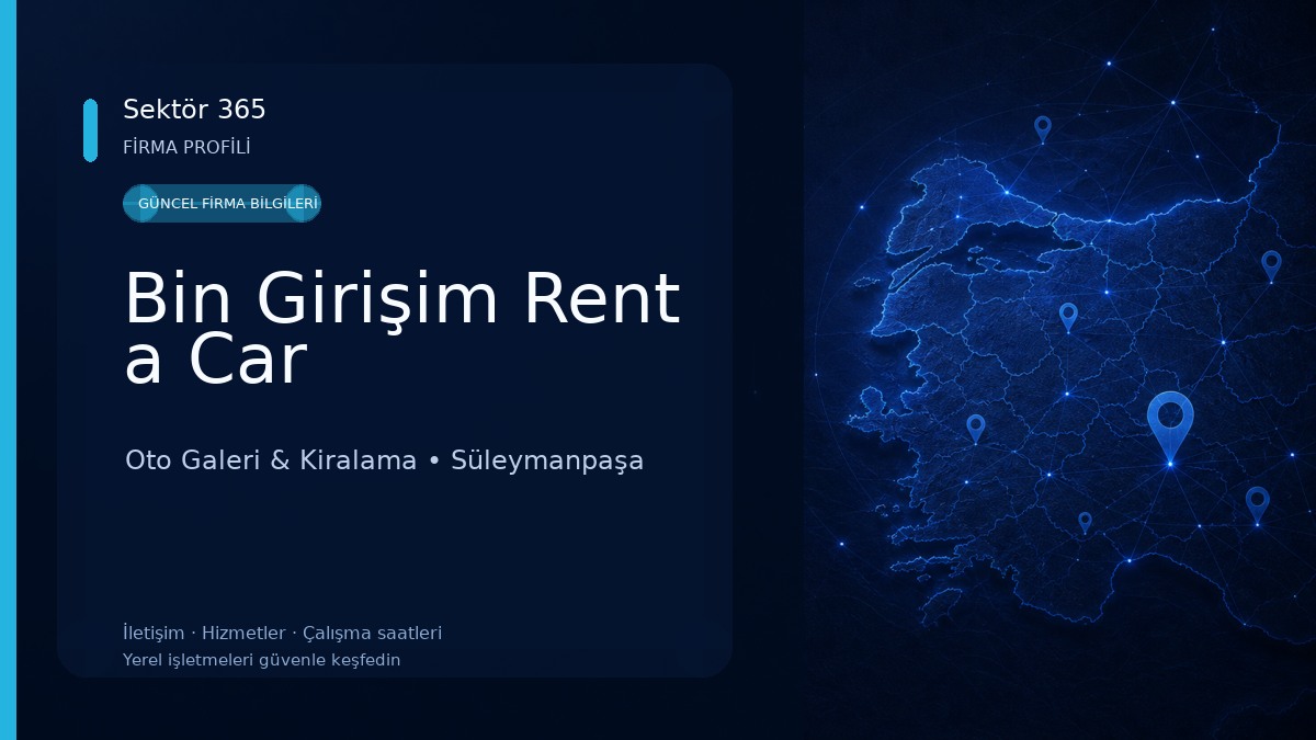 Bin Girişim Rent a Car Oto Galeri & Kiralama