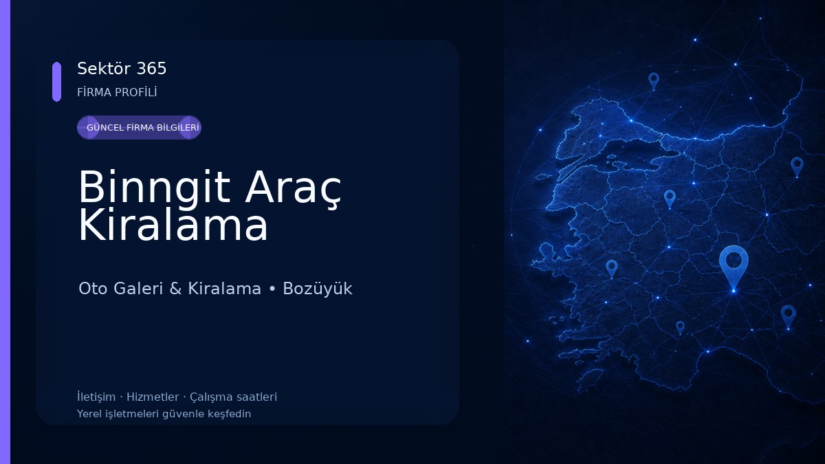 Binngit Araç Kiralama Oto Galeri & Kiralama