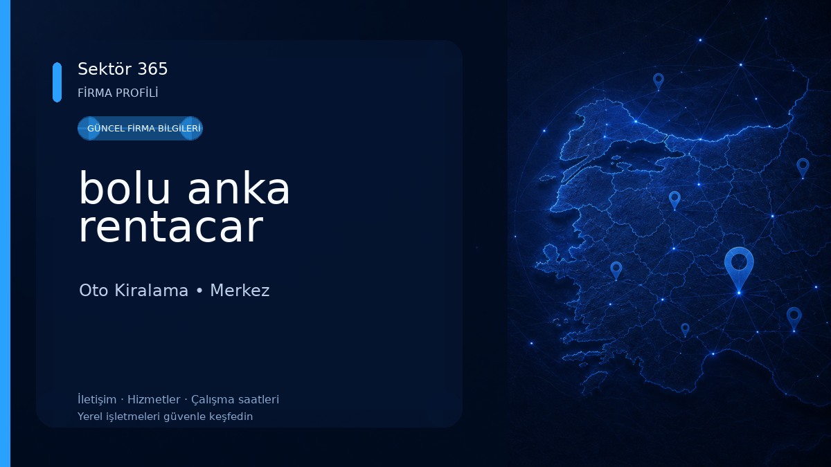 bolu anka rentacar