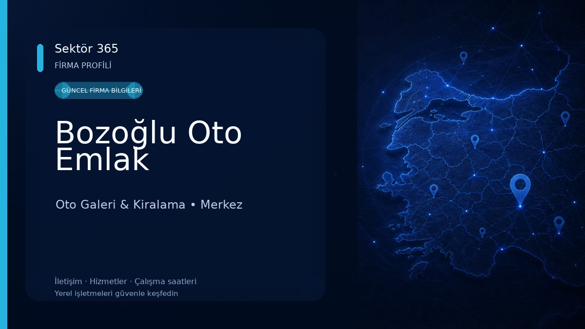 Bozoğlu Oto Emlak