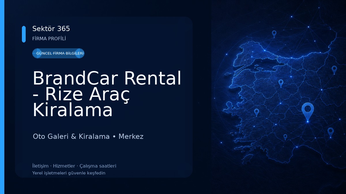 BrandCar Rental - Rize Araç Kiralama 