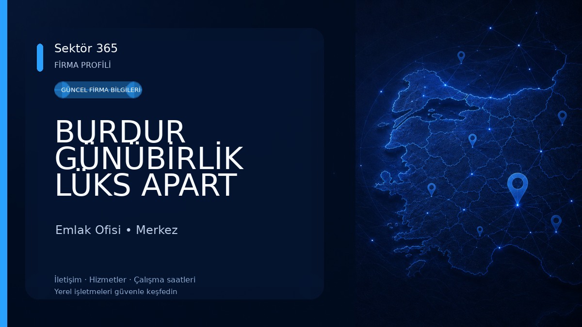 BURDUR GÜNÜBİRLİK LÜKS APART DAİRE