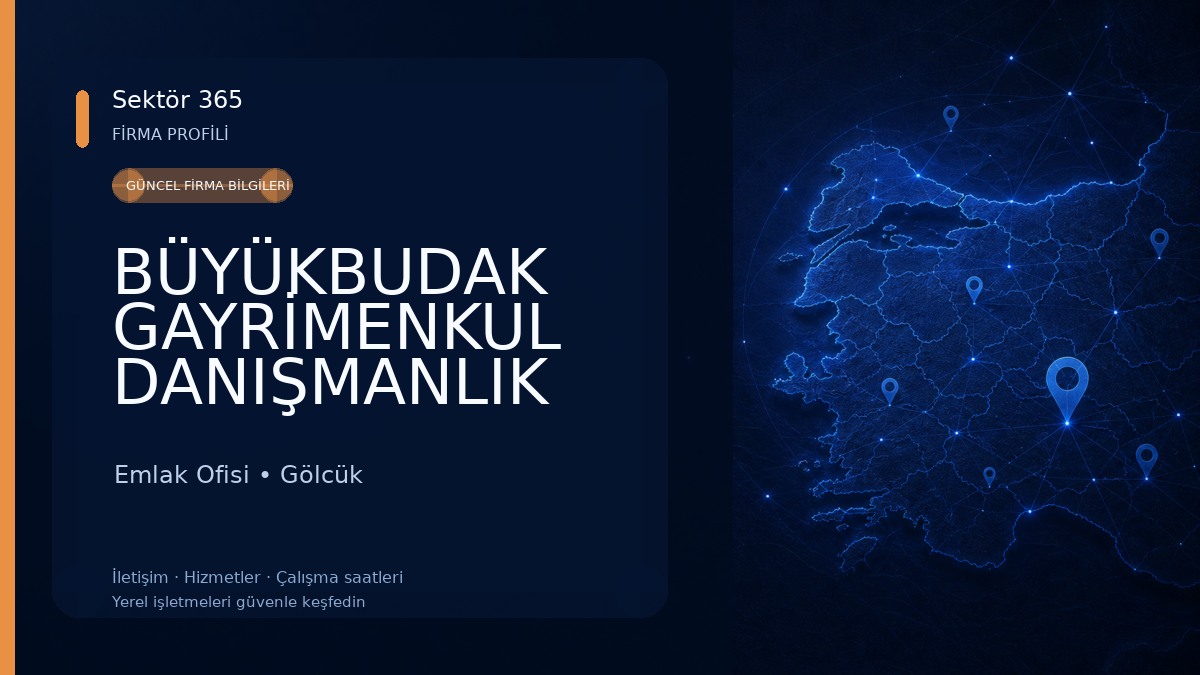 BÜYÜKBUDAK GAYRİMENKUL DANIŞMANLIK 