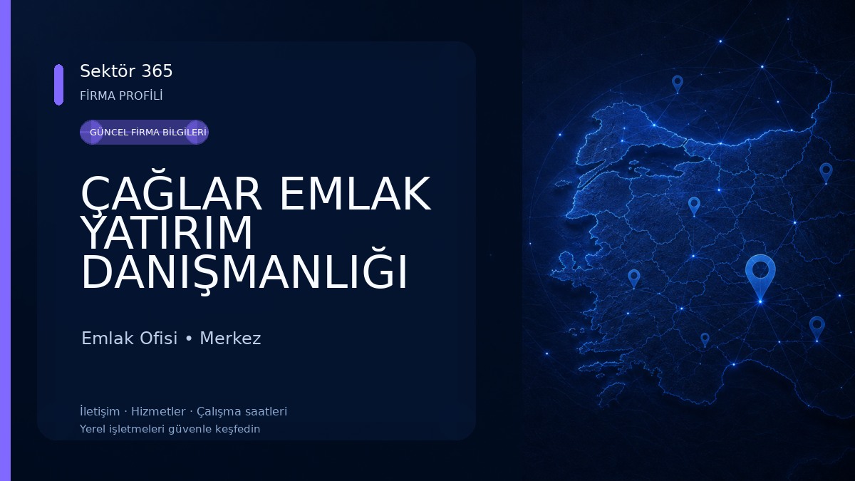 ÇAĞLAR EMLAK YATIRIM DANIŞMANLIĞI ÇANAKKALE
