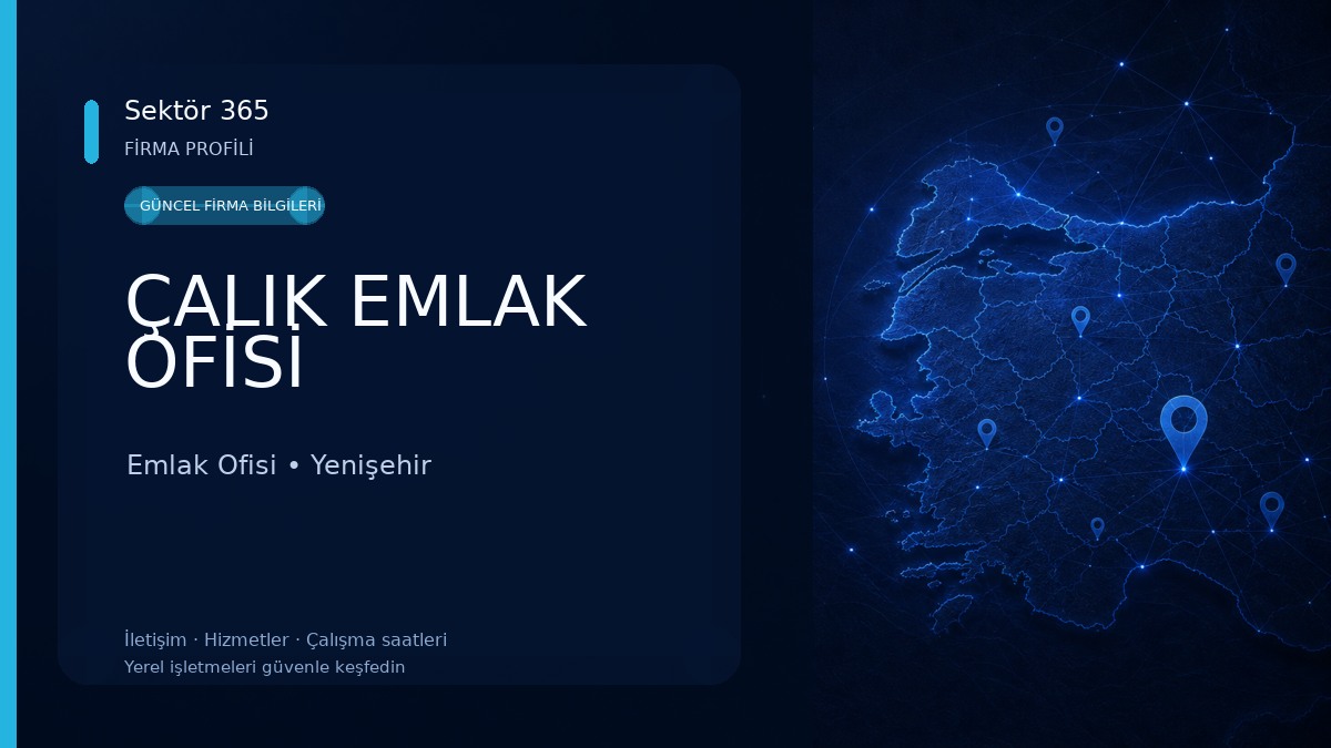 ÇALIK EMLAK OFİSİ Emlak Ofisi