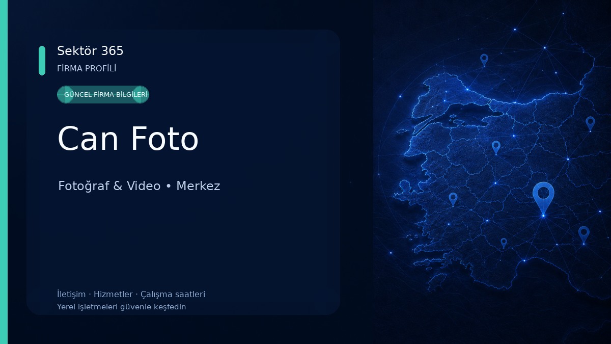 Can Foto Fotoğraf & Video