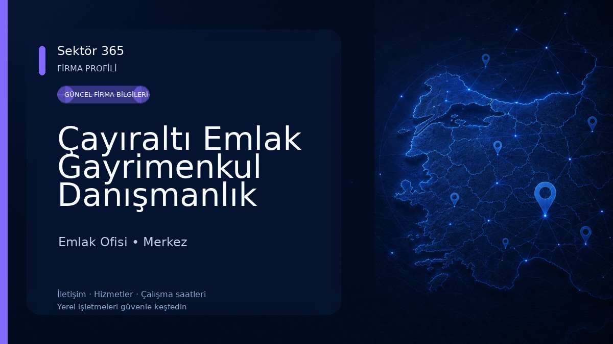 Çayıraltı Emlak Gayrimenkul Danışmanlık