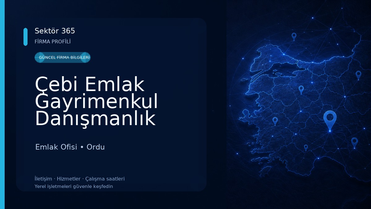 Çebi Emlak Gayrimenkul Danışmanlık