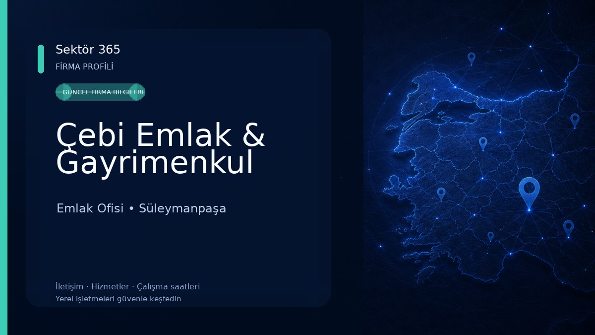 Çebi Emlak & Gayrimenkul Emlak Ofisi