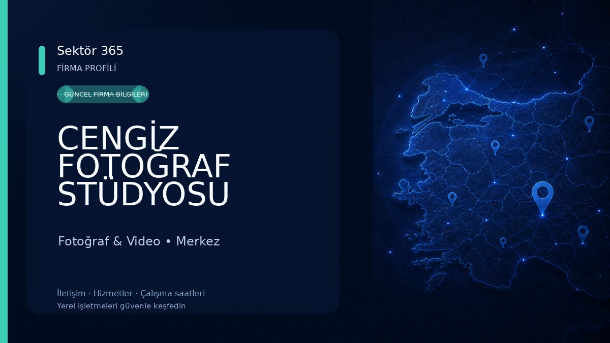 CENGİZ FOTOĞRAF STÜDYOSU 