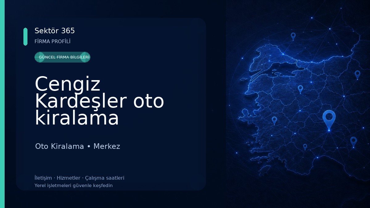 Cengiz Kardeşler oto kiralama Oto Kiralama