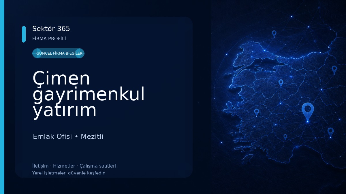 Çimen gayrimenkul yatırım danışmanlık Emlak Ofisi